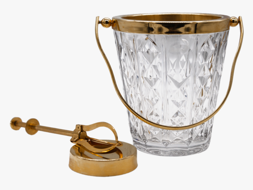 Vintage Val St Lambert Crystal Cocktail Ice Bucket - Serveware, HD Png Download
