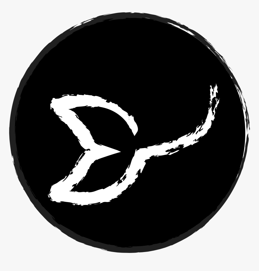Capricorn- The Mergeaux Secondary Logo Black - Circle, HD Png Download