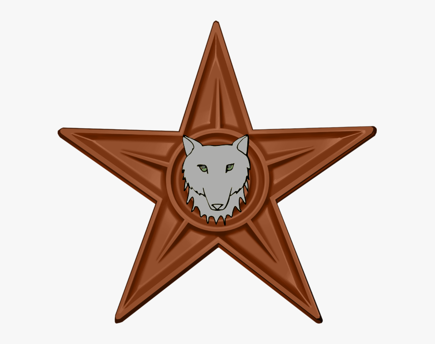 Barnstar Wolf - Wild West Png, Transparent Png