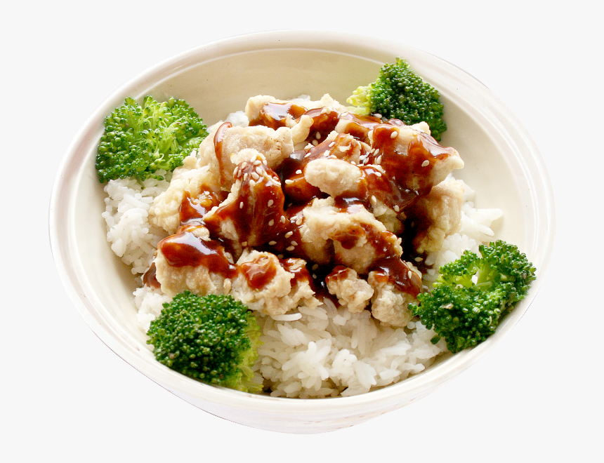 Teriyaki Chicken Png - Teriyaki Chicken With Rice Png, Transparent Png