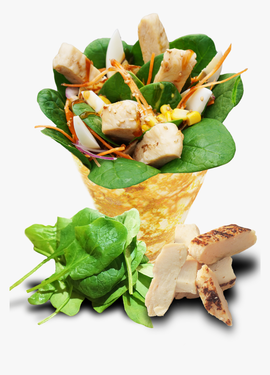 T Swirl Crepe Chicken Teriyaki, HD Png Download