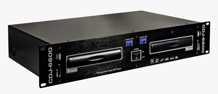 Cdj-6600 Professional Dj Dual Cd Player - Electronics, HD Png Download