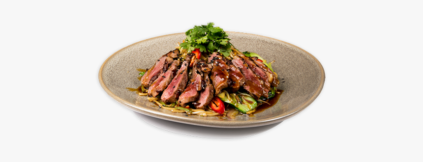 High Angle Picture Of Our Teriyaki Duck Soba Dish On, HD Png Download
