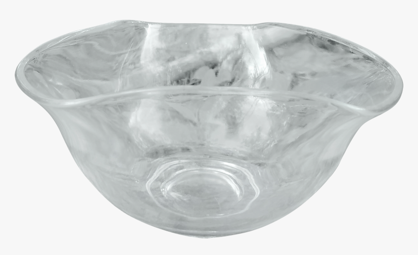 Bowl Transparent Wavy Glass - Sink, HD Png Download