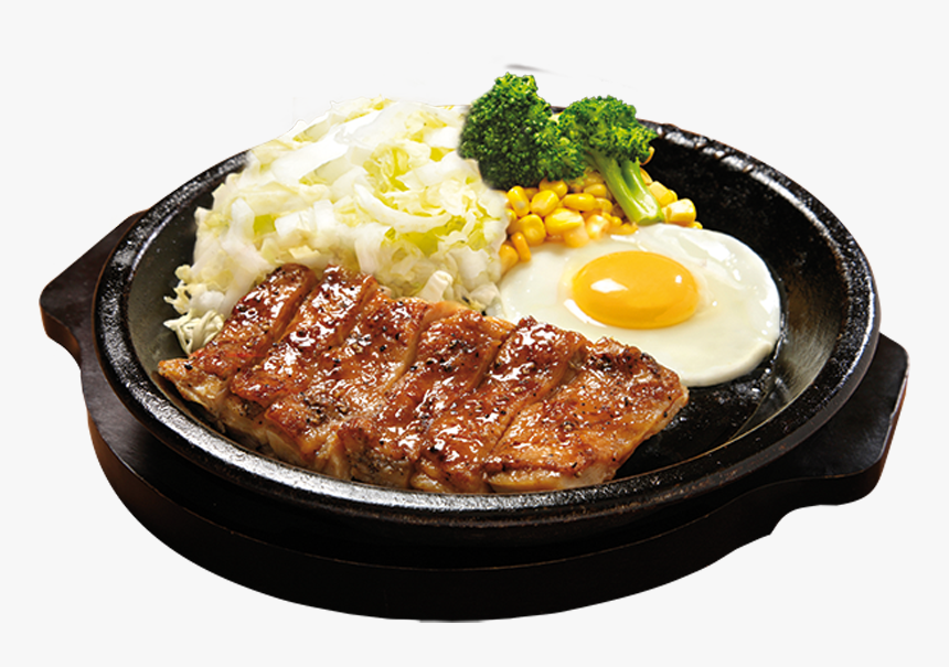Teriyaki Chicken With Egg Pepper Lunch, HD Png Download