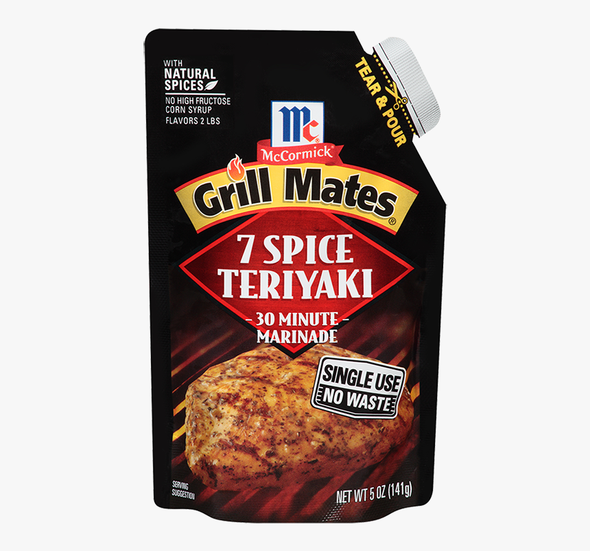 Grill Mates 7 Spice Teriyaki Single Use Marinade - Grill Mates Brown Sugar Bourbon, HD Png Download