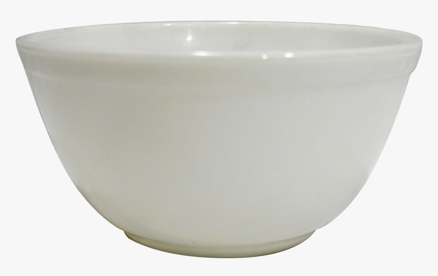 Pyrex White Opal Milk Glass 402 Mixing Bowl - Bowl, HD Png Download