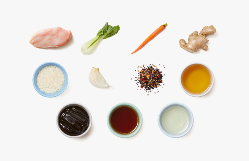 Chicken Teriyaki & Aromatic Rice With Bok Choy & Carrots - Chicken, HD Png Download