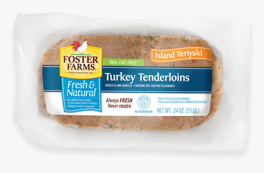Island Teriyaki Turkey Tenderloins - Whole Grain, HD Png Download