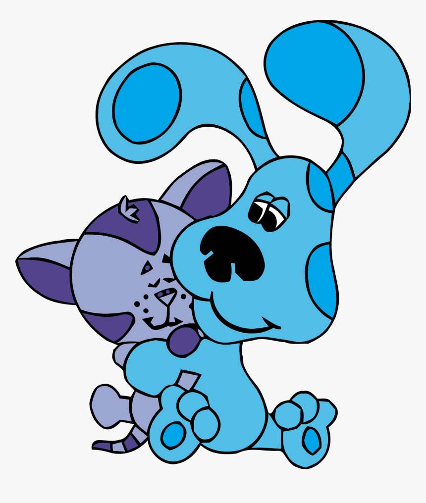 Blue S Clues Clip Art Love Cat Clipart Png - Blues Clues Blue And Periwinkle, Transparent Png