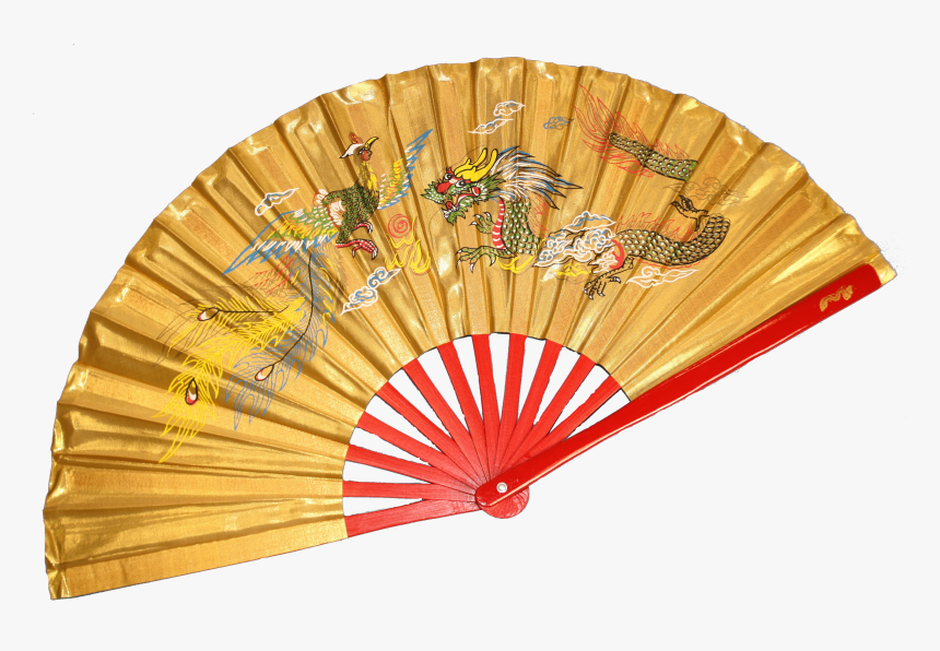 Dragon & Phoenix Taiji & Kung Fu Fan, HD Png Download