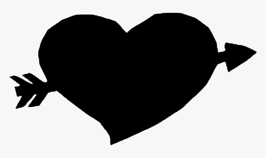 Heart With Arrow Clipart - Portable Network Graphics, HD Png Download