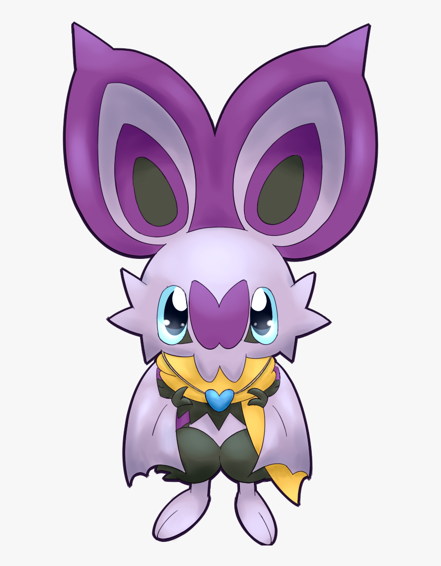 Lavender The Noibat - Cartoon, HD Png Download