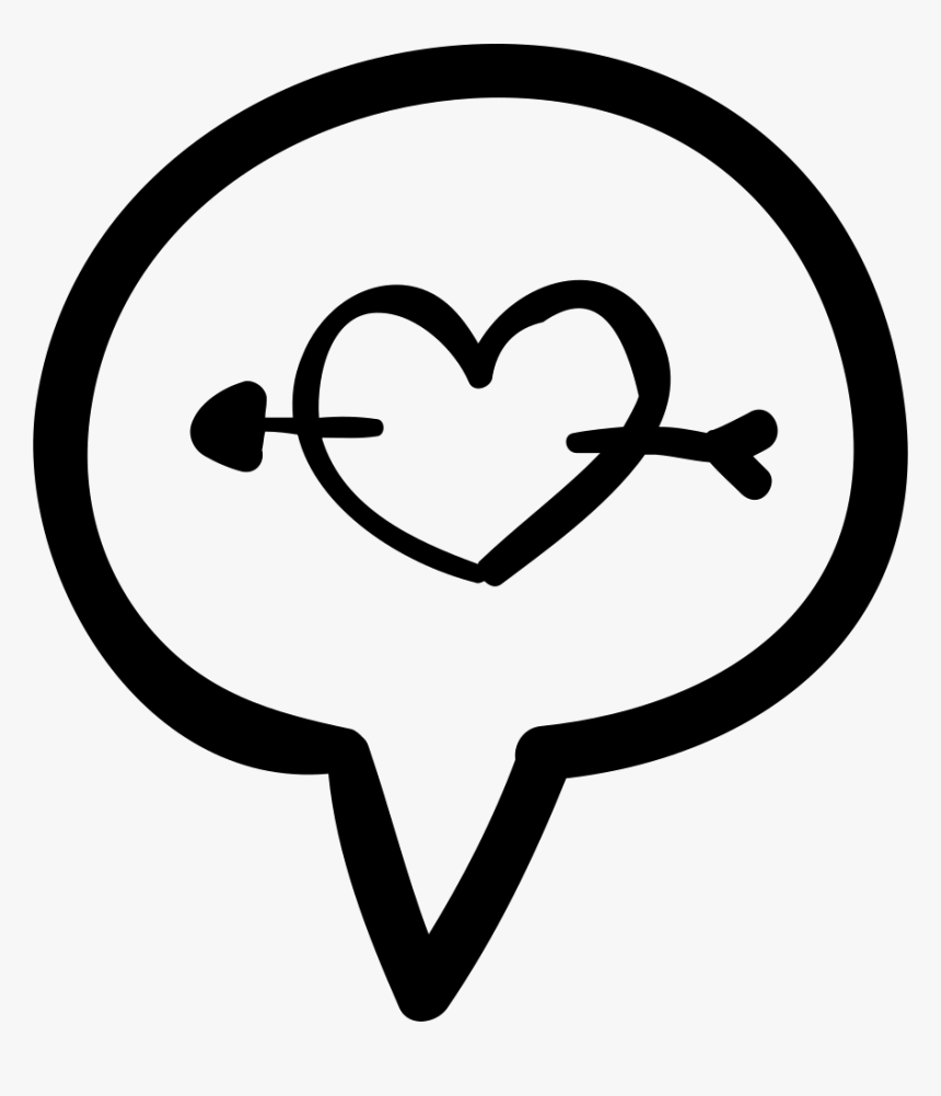 Bocadillo Corazon Png, Transparent Png