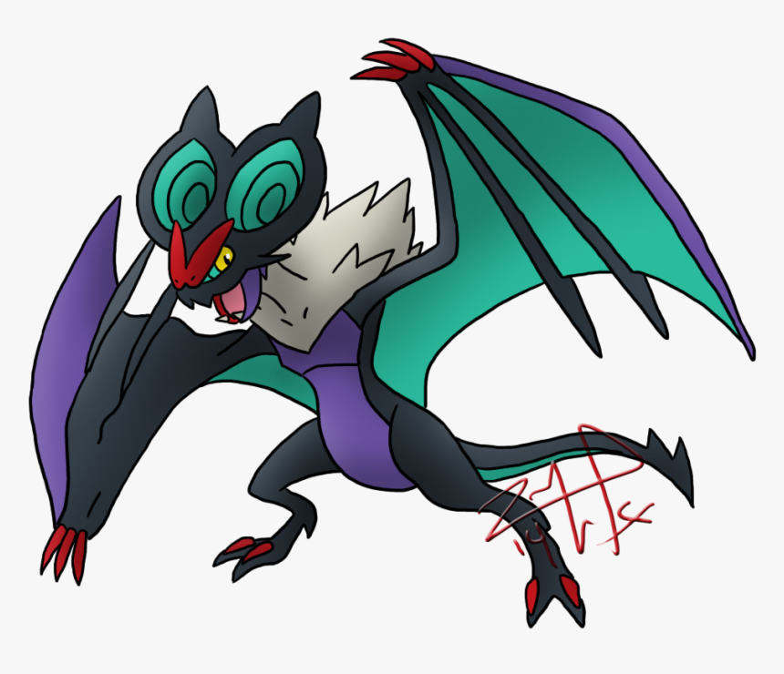 Typeicon-pkmn - Pokemon Noivern, HD Png Download