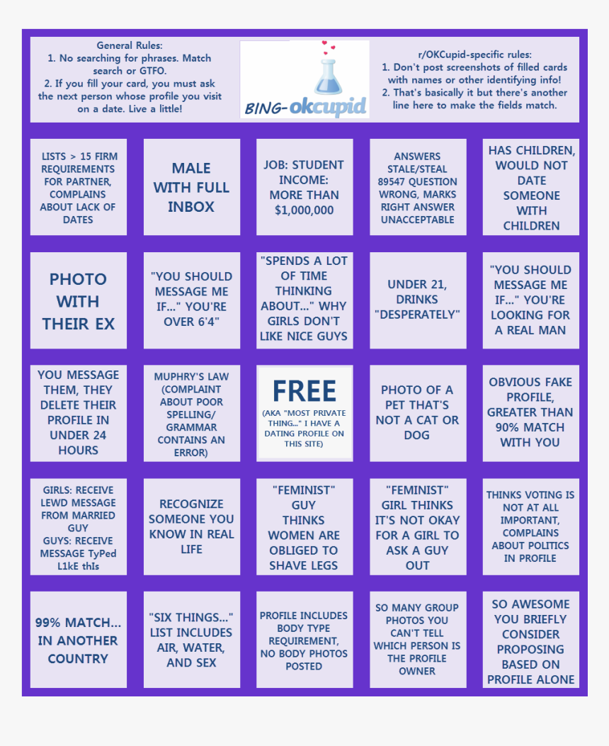 Bingo Card Png - Test Angielski Przybory Szkolne, Transparent Png