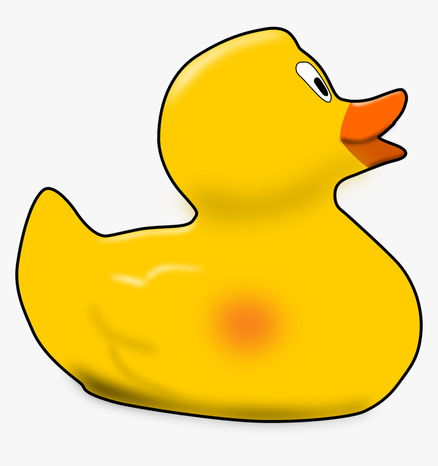 Rubber Ducky Clip Art Transparent Background, HD Png Download