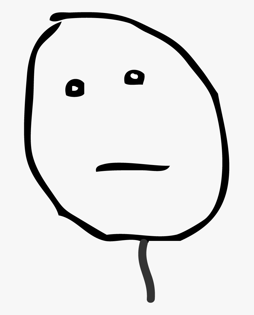 Rage Comic Poker Face, HD Png Download
