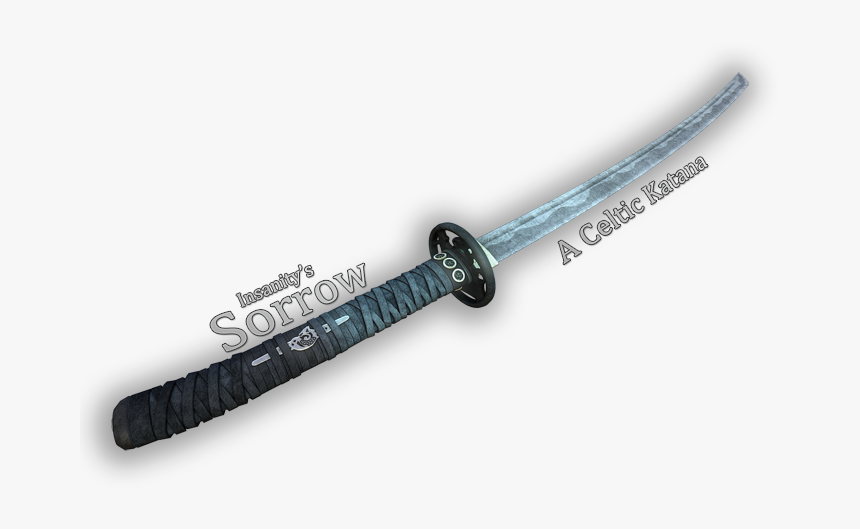 Celtickatana Title - Sword, HD Png Download