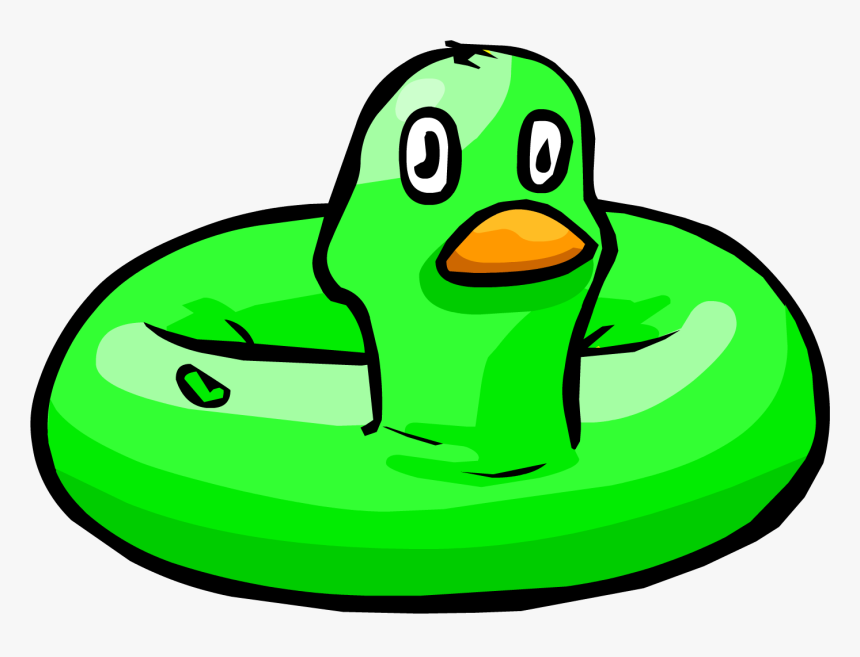 Club Penguin Duck Floatie - Club Penguin Blue Duck, HD Png Download