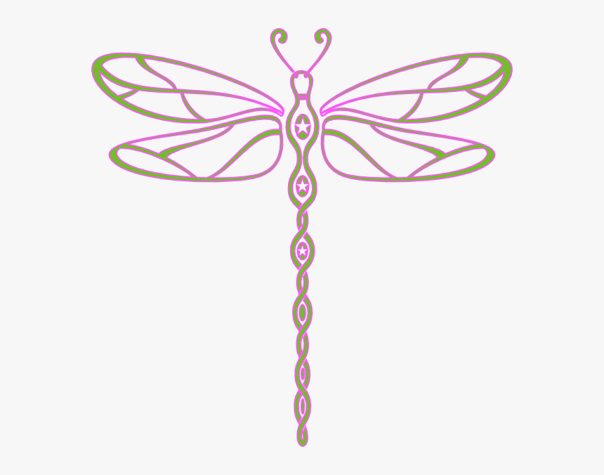 Clip Art Transparent Background Dragonfly, HD Png Download
