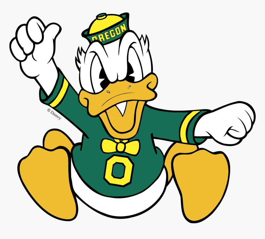 Oregon Ducks Logo Png Transparent & Svg Vector - Oregon Ducks Donald Duck, Png Download