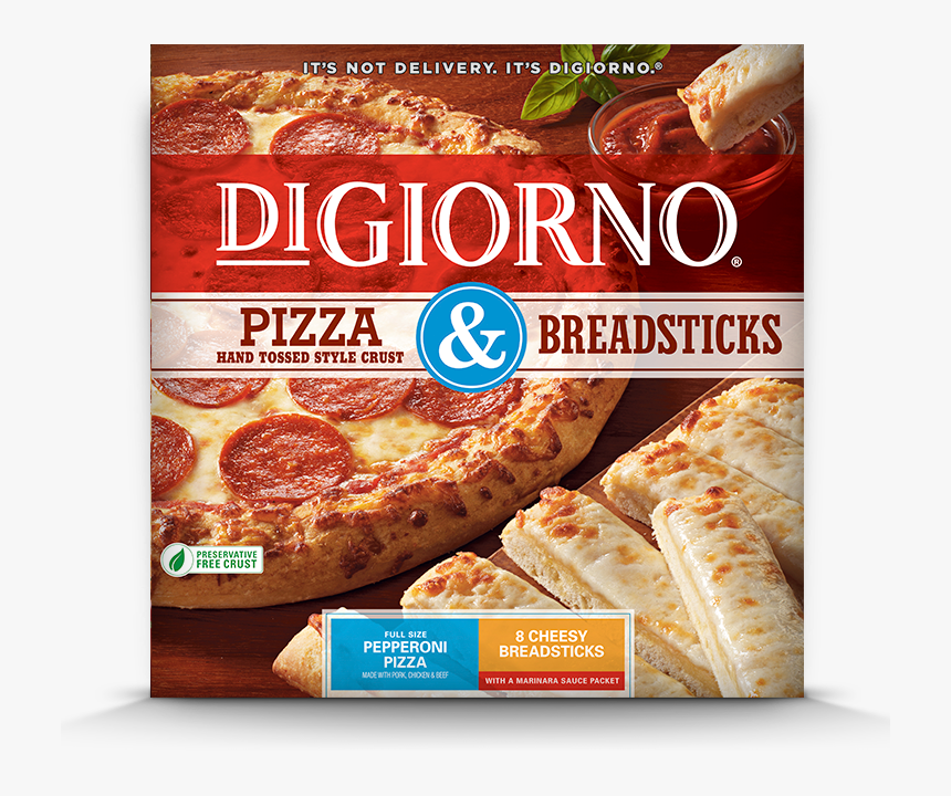 Digiorno Pepperoni Pizza And Breadsticks, HD Png Download