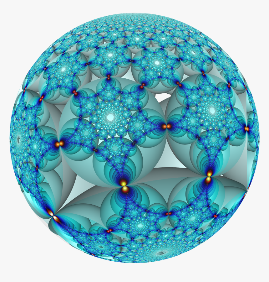 Hyperbolic Honeycomb 6 3 I Poincare - Fractal Art, HD Png Download