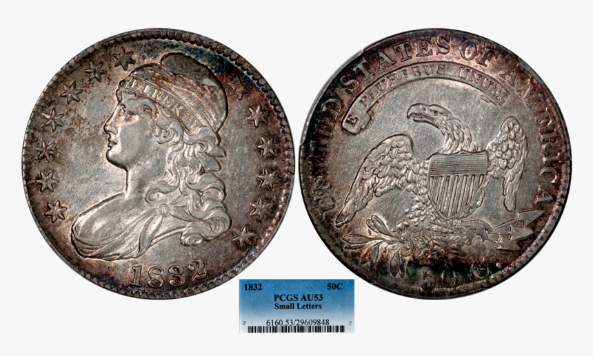 1832 Sl 50c Pcgs53, HD Png Download