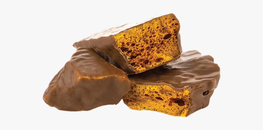 Honeycomb Covered In Chocolate - Chocolate Honeycomb, HD Png Download