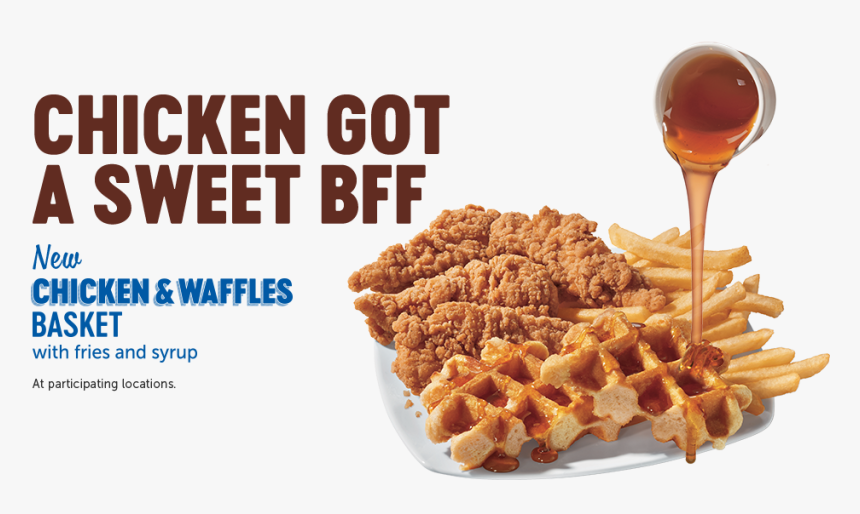 Chicken Got A Sweet Bff - Dairy Queen Chicken And Waffles, HD Png Download