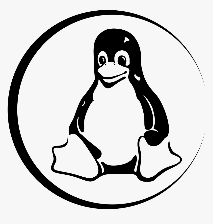 Linux Tux Logo Png Transparent - Linux Vector, Png Download ...