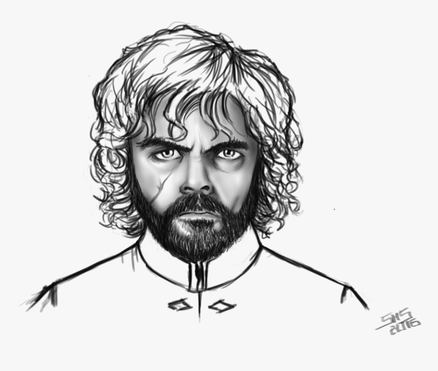 Tyrion Lannister Transparent Image - Sketch, HD Png Download