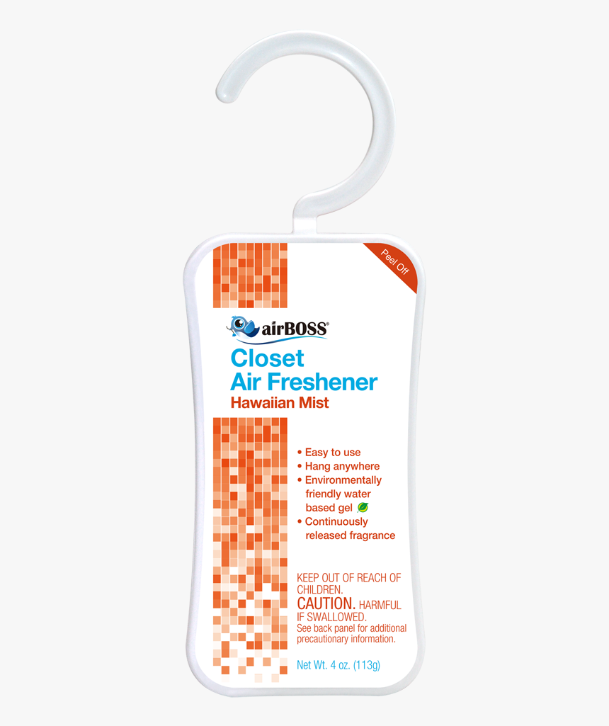 Airboss Closet Air Freshener Hawaiian Mist 2 Count - Air Freshener, HD Png Download