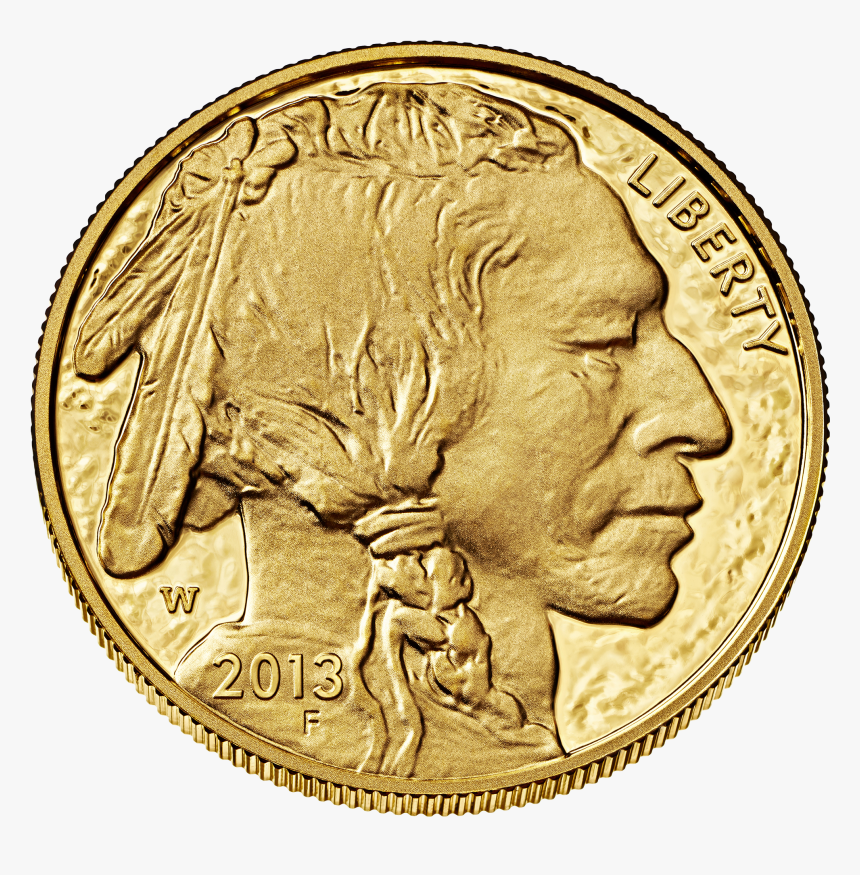American Gold Buffalo Coin 1 4 Oz, HD Png Download