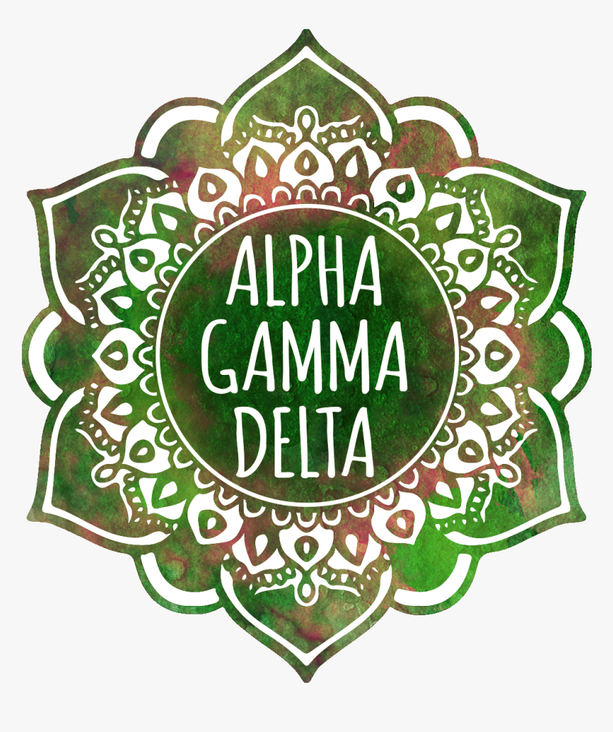 Alpha Gamma Delta Mandala Air Freshener 2/package - Gamma Phi Beta Background, HD Png Download