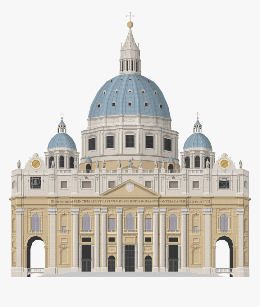 Saint Peter S Basilica - St Peter's Basilica Clip Art, HD Png Download