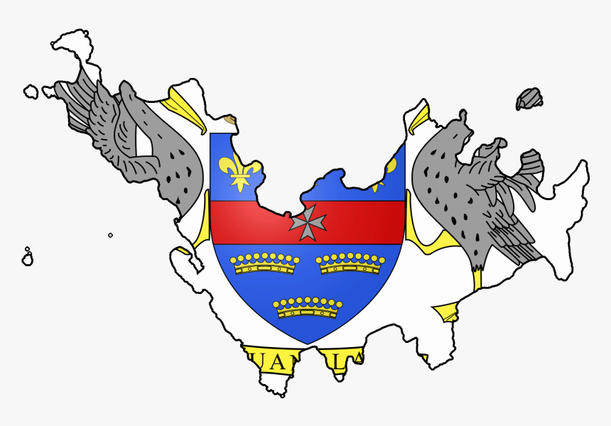 Flag Map Of Saint-barthélemy - Saint Barthelemy Map Png, Transparent Png
