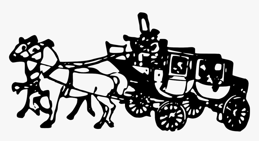 Cowboy Stagecoach Clipart, HD Png Download