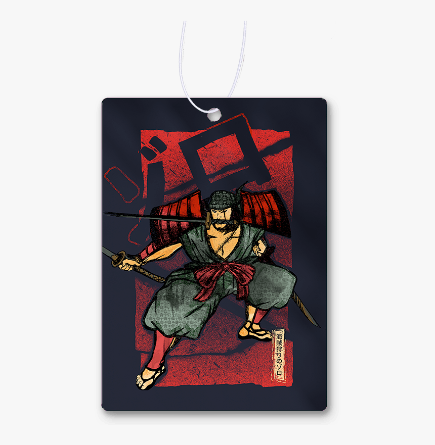 Traditional Samurai Zoro Air Freshener - Cartoon, HD Png Download