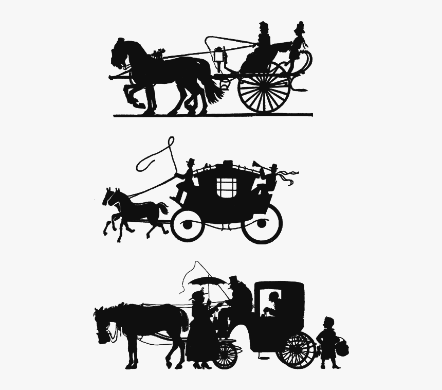 Cinderella Clipart Stagecoach - Carriage Shadow Drawing, HD Png Download