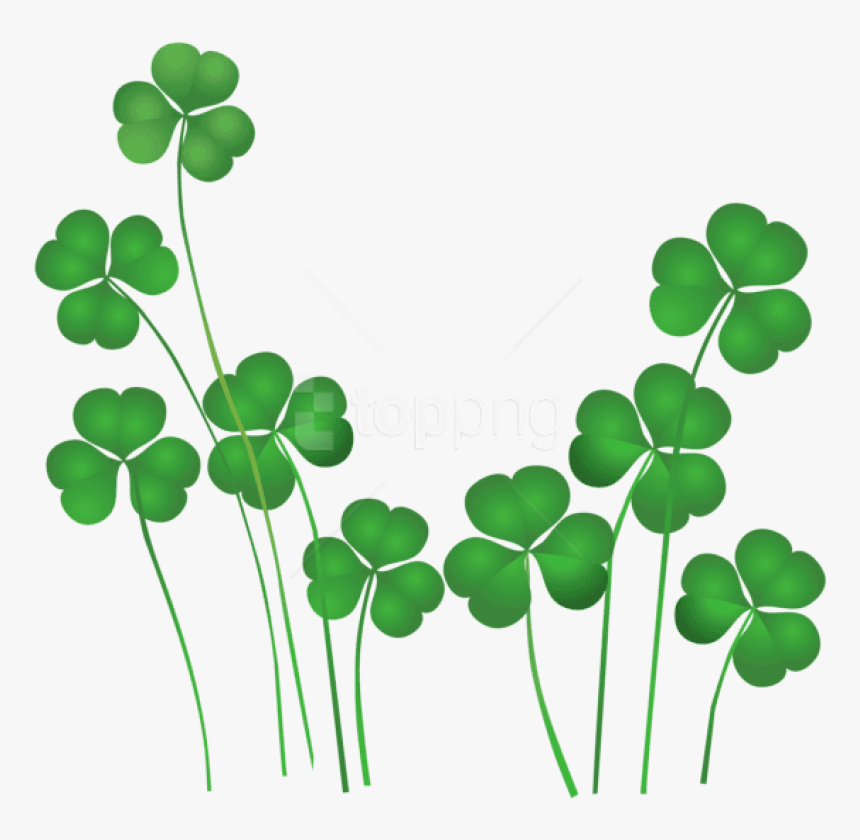 Saint Patrick S Day Png - Shamrocks Free Clip Art, Transparent Png