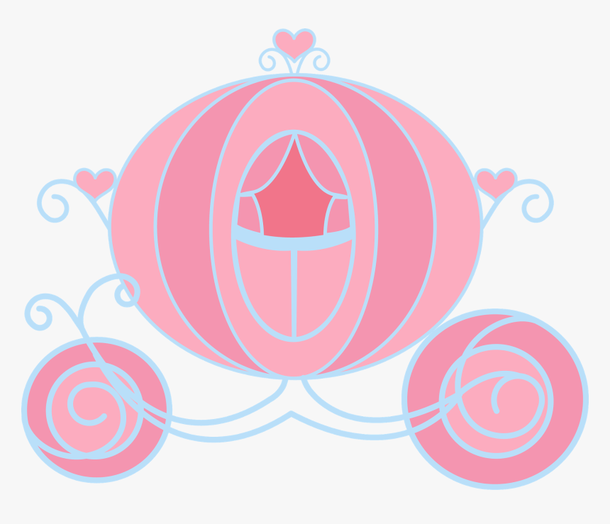 Cinderella Clipart Stagecoach - Pink Carriage Clip Art, HD Png Download