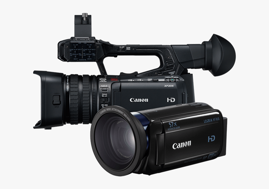 Video Camera Clipart Camra - Canon Xf205, HD Png Download