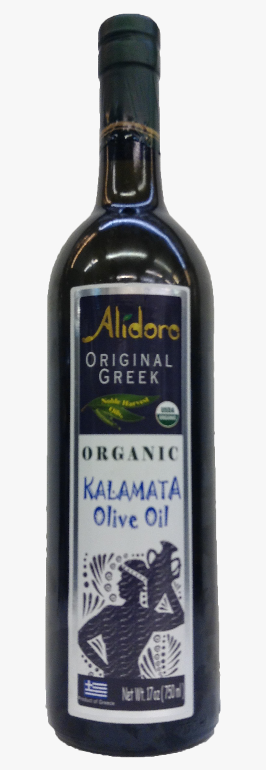 Organic Olive Oil - Wine Bottle, HD Png Download