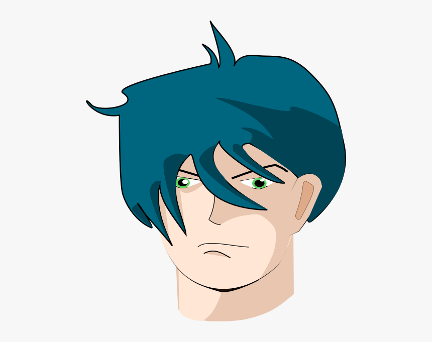 Boy Long Hair Clipart, HD Png Download