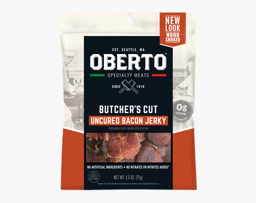 Butchers-2 - Oberto Butchers Cut Bacon Jerky, HD Png Download