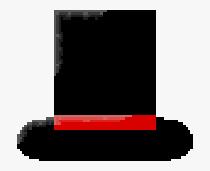 Top Hat Pixel Art, HD Png Download