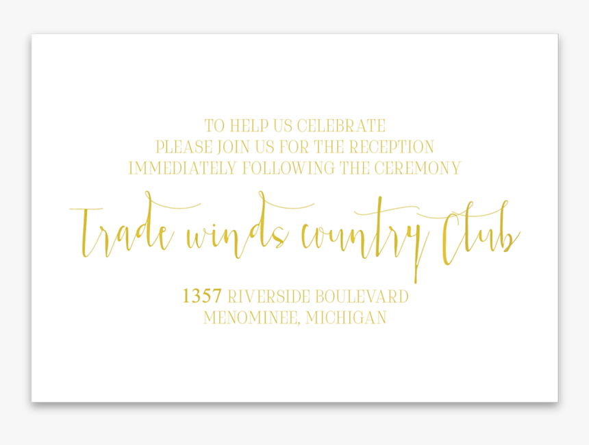 Reception Card Splash Of Colors - Calligraphy, HD Png Download