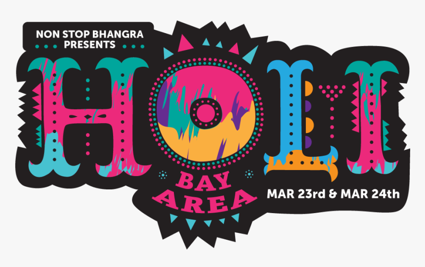 Holi Bay Area Branding 2 Days 1, HD Png Download